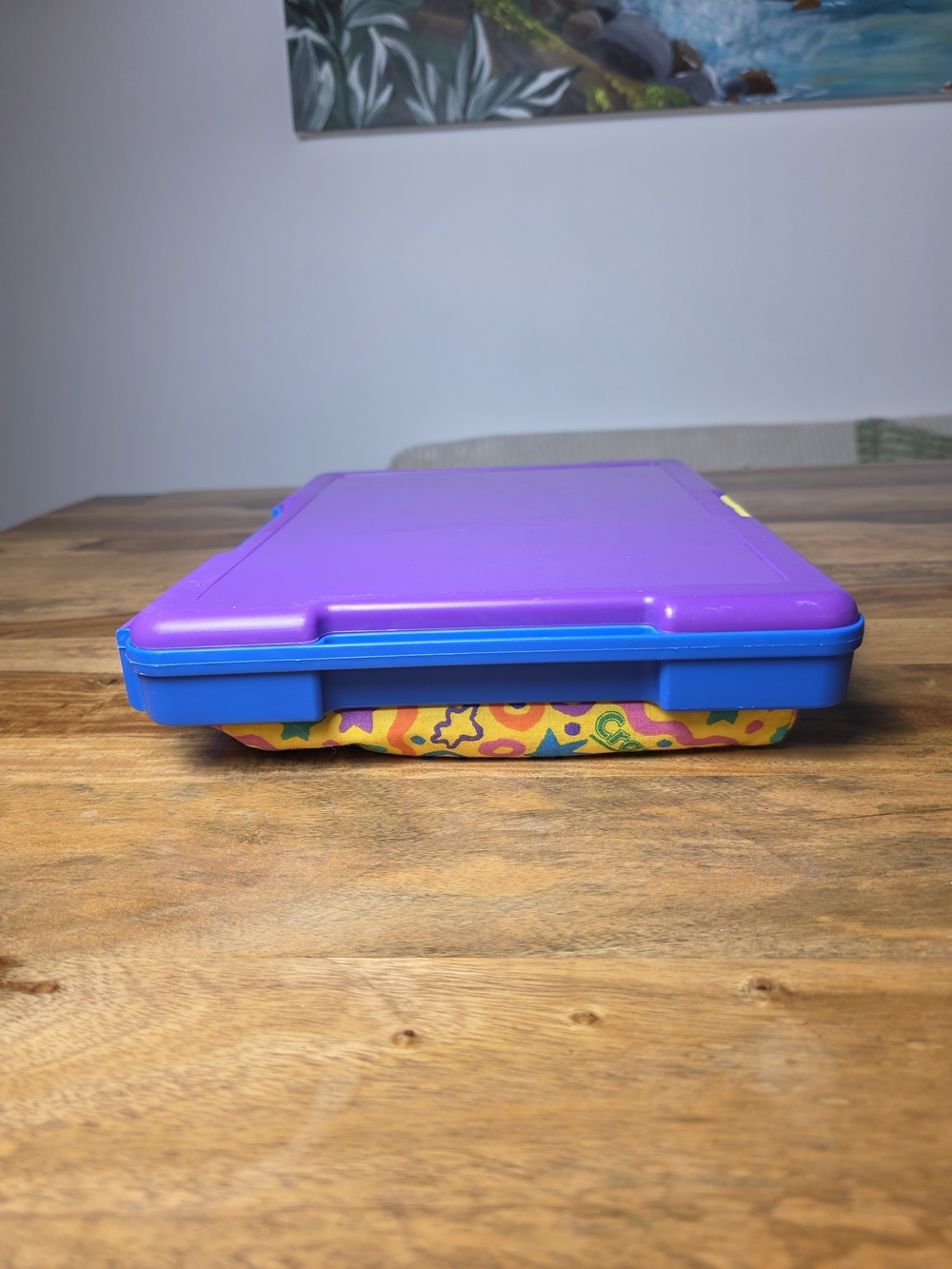 Vintage 90s Crayola Kids Lap Desk & Art Storage Carry Case - Picture 4 of 8